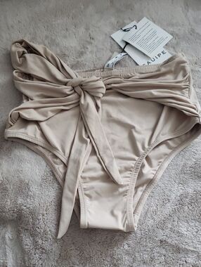 Sauipe Swim Giovanna Bikini Bottom In Camel Sz S